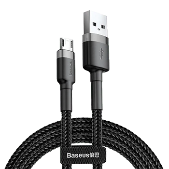 کابل تبدیل USB به microUSB باسئوس مدل CAMKLF-HG1 طول 3 متر